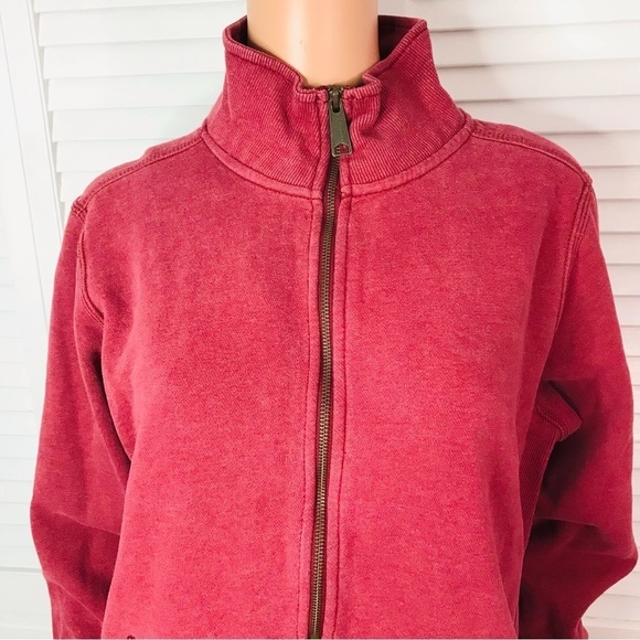 CARHARTT Salmon Zip Up Sweater Size Large - Picture 2 of 9